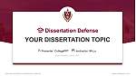 沃尔什大学论文答辩PPT模板