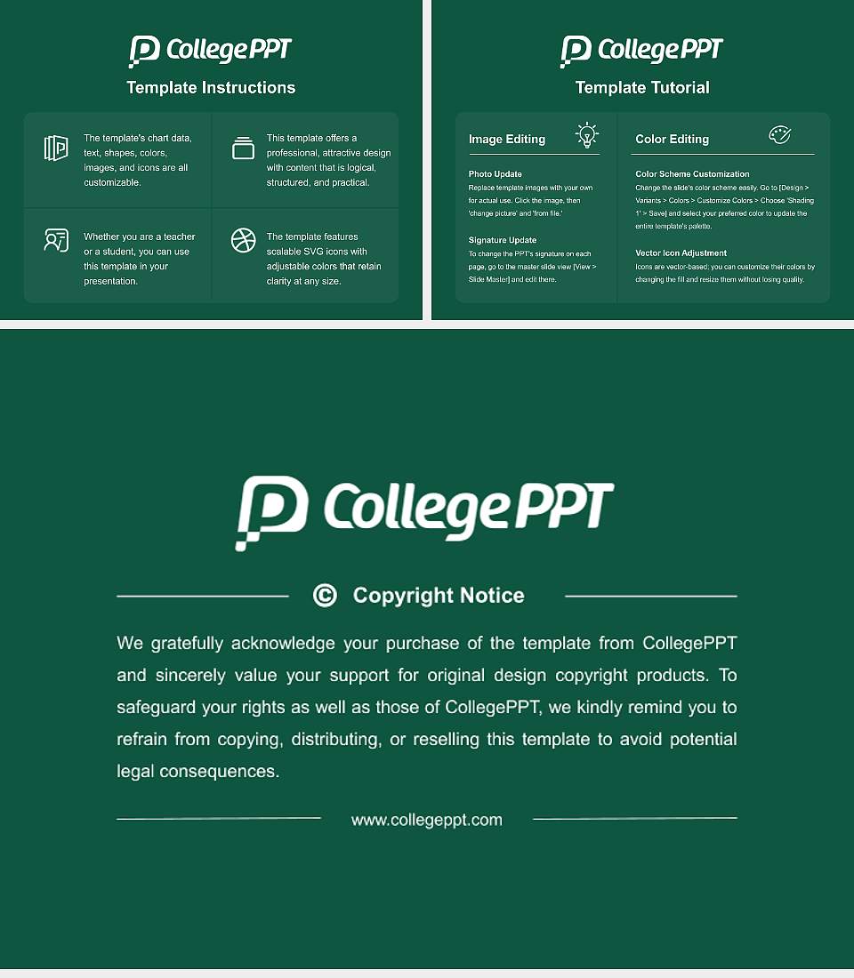University of Wisconsin-Green Bay Course/Courseware Creation PPT Template4:3 ratio PPT effect preview image5
