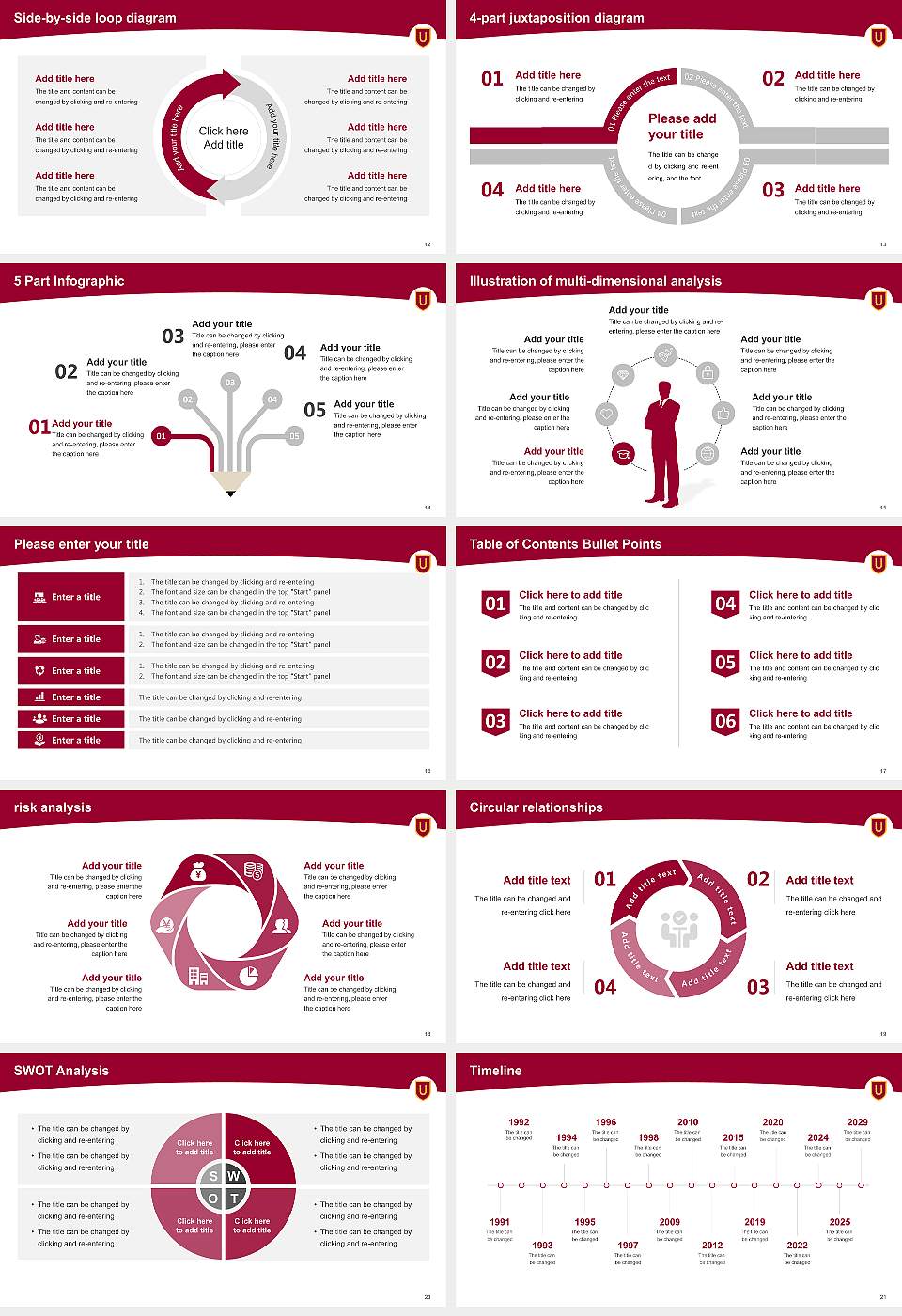 Ursinus College Academic Presentation/Research Findings Report PPT Template16:9 ratio PPT effect preview image3