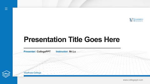 Voorhees College Thesis Proposal/Graduation Defense PPT Template