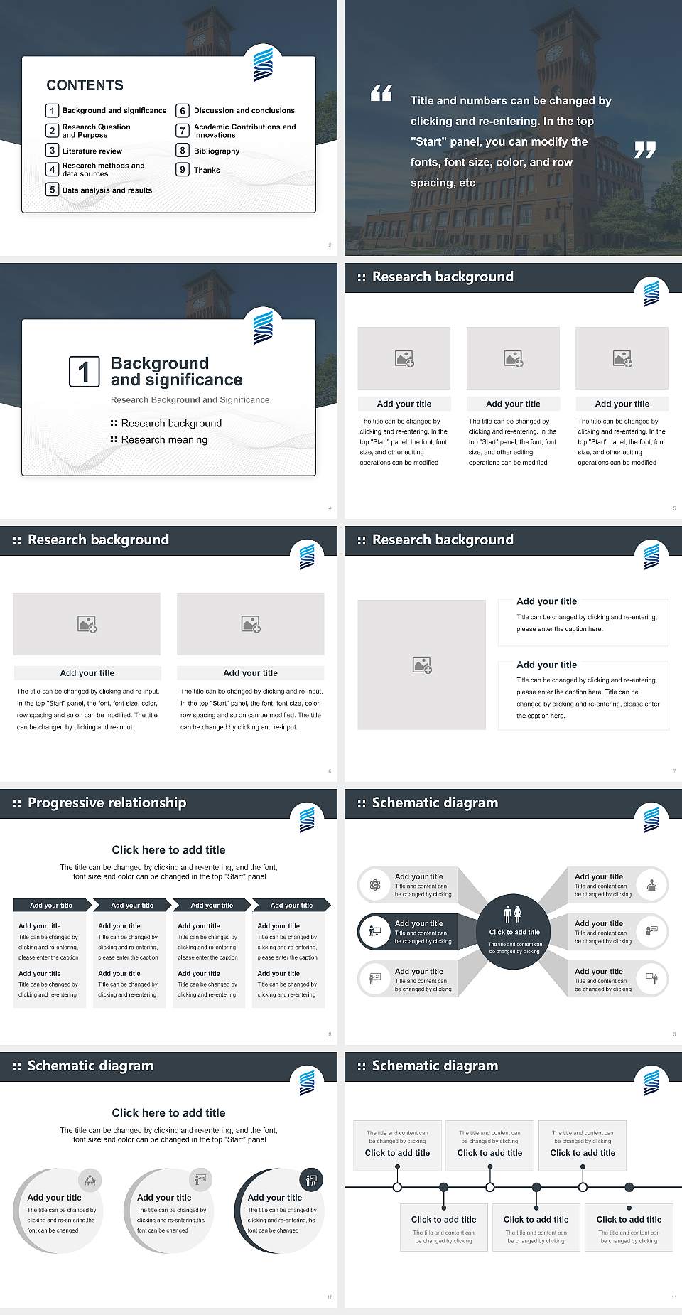 University of Wisconsin-Stout Graduation Thesis Defense PPT Template4:3 ratio PPT effect preview image2