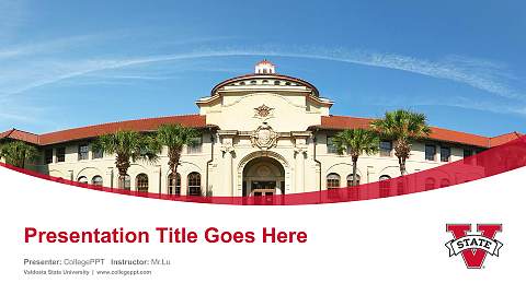 Valdosta State University Course/Courseware Creation PPT Template