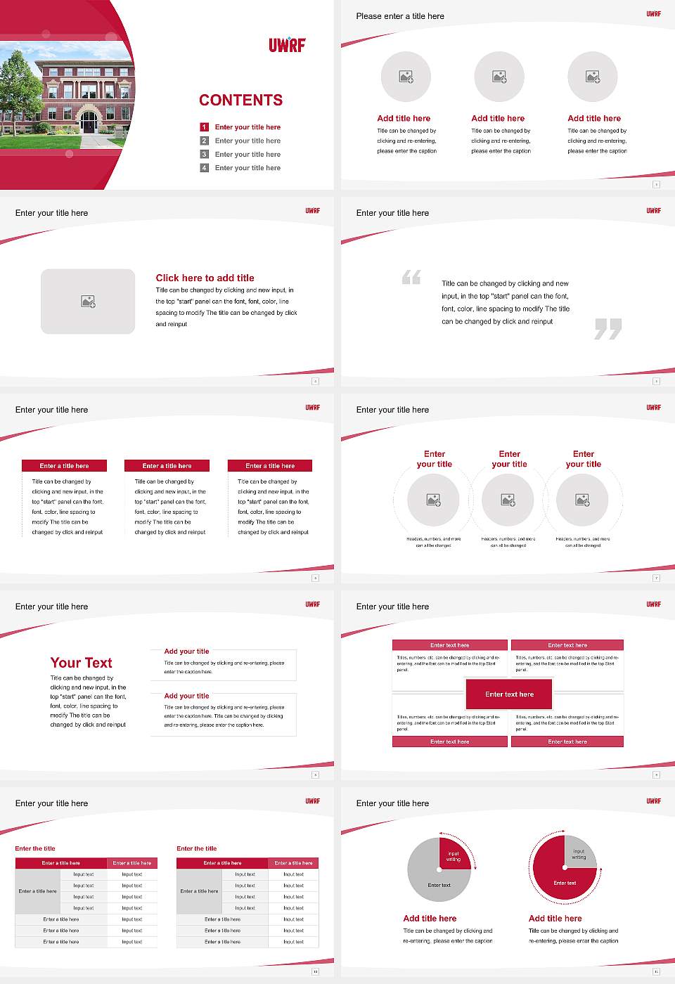 University of Wisconsin-River Falls Course/Courseware Creation PPT Template16:9 ratio PPT effect preview image2
