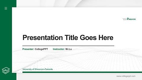 University of Wisconsin-Parkside Thesis Proposal/Graduation Defense PPT Template