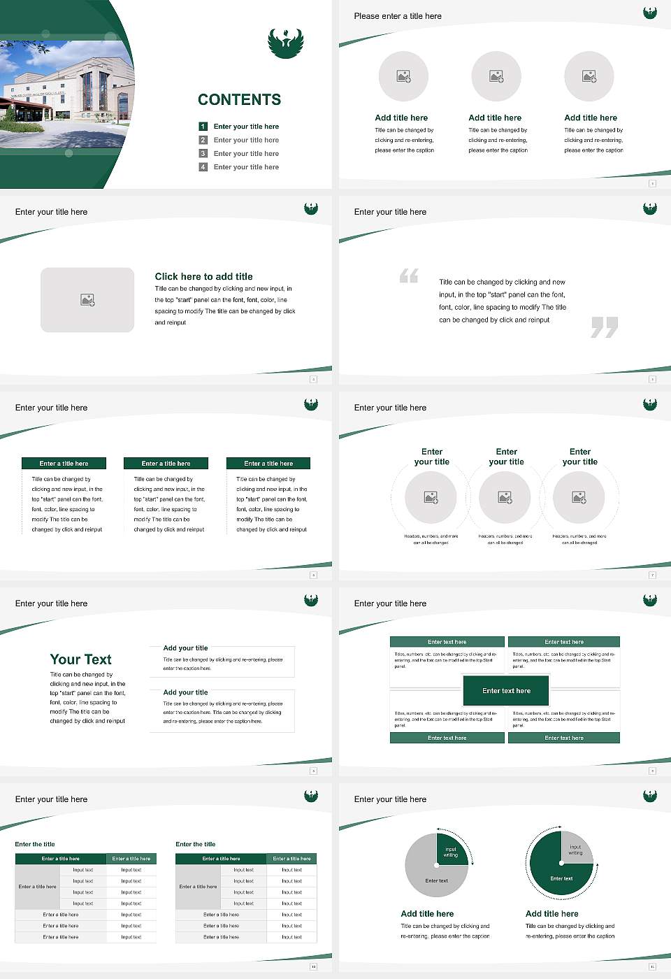 University of Wisconsin-Green Bay Course/Courseware Creation PPT Template16:9 ratio PPT effect preview image2