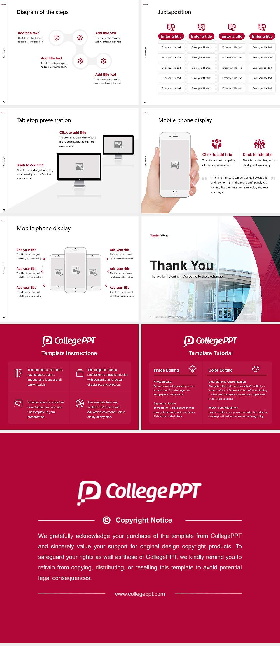 Vaughn College of Aeronautics and Technology Competition/Entrepreneurship Contest PPT Template4:3 ratio PPT effect preview image9