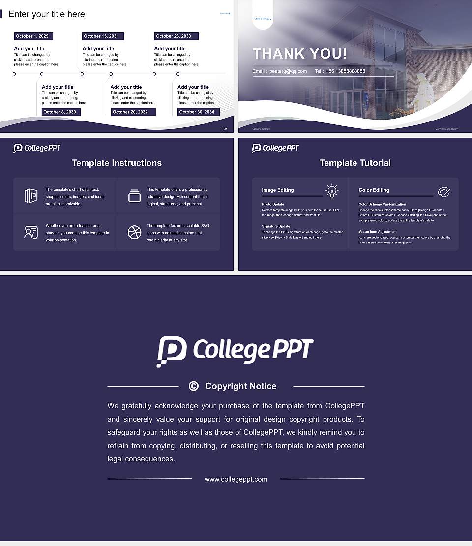 Ursuline College Lecture Sharing and Networking Event PPT Template16:9 ratio PPT effect preview image4