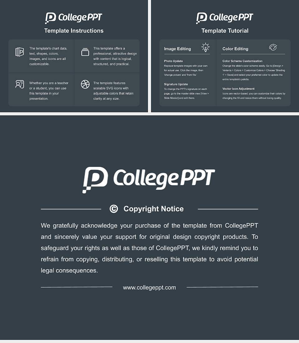 University of Wisconsin-Stout Course/Courseware Creation PPT Template4:3 ratio PPT effect preview image5