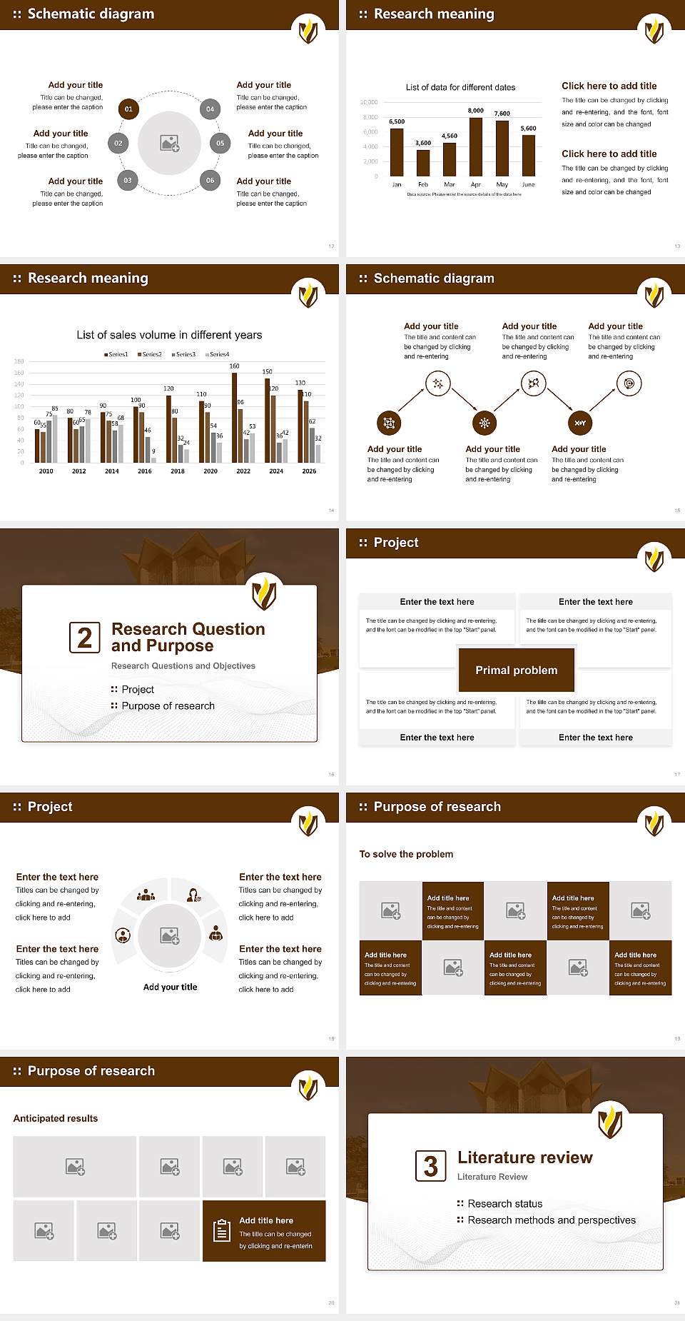 Valparaiso University Graduation Thesis Defense PPT Template4:3 ratio PPT effect preview image3