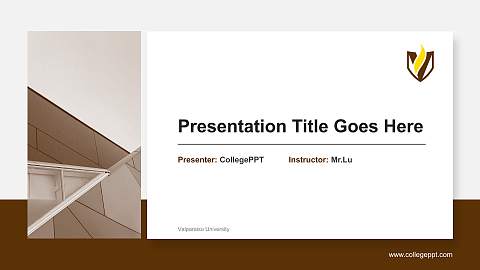 Valparaiso University General Purpose PPT Template