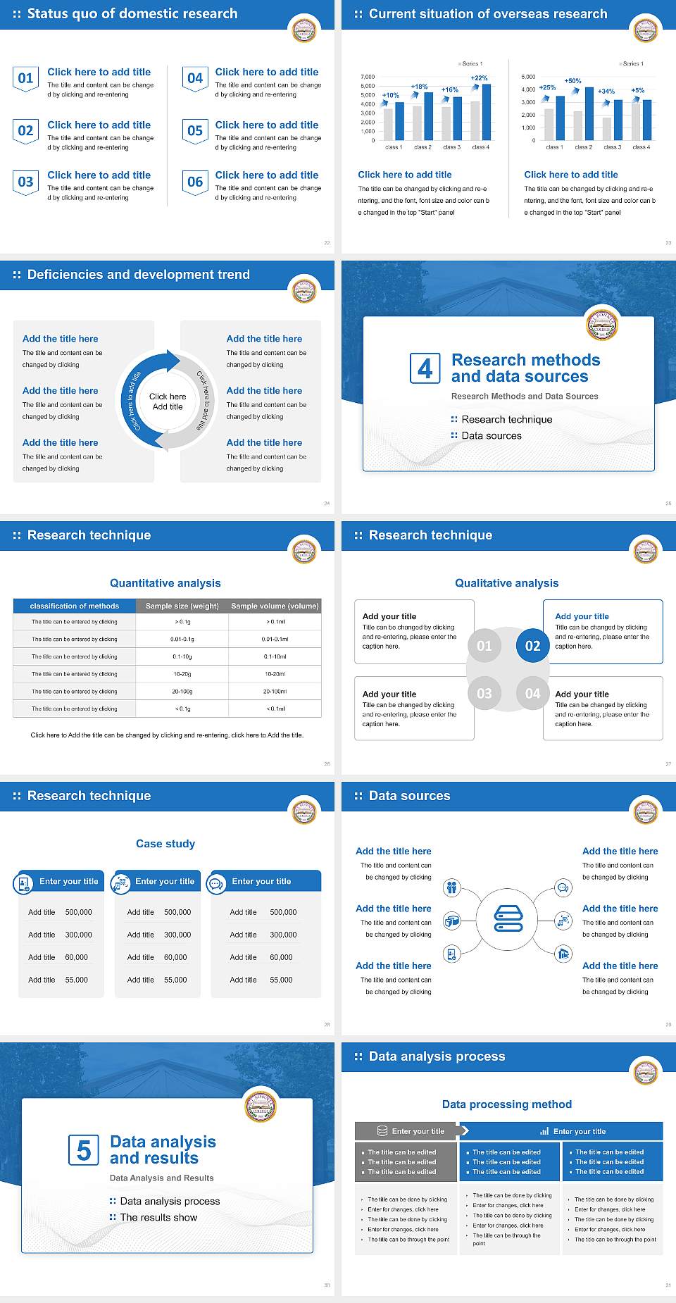 W L Bonner College Graduation Thesis Defense PPT Template4:3 ratio PPT effect preview image4