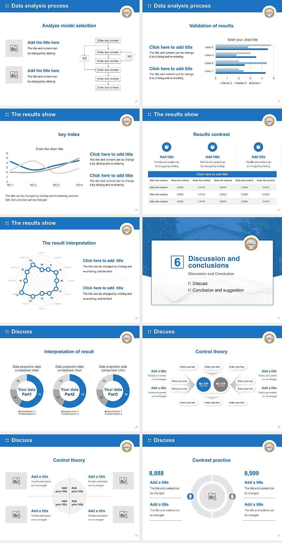 W L Bonner College Graduation Thesis Defense PPT Template4:3 ratio PPT effect preview image5