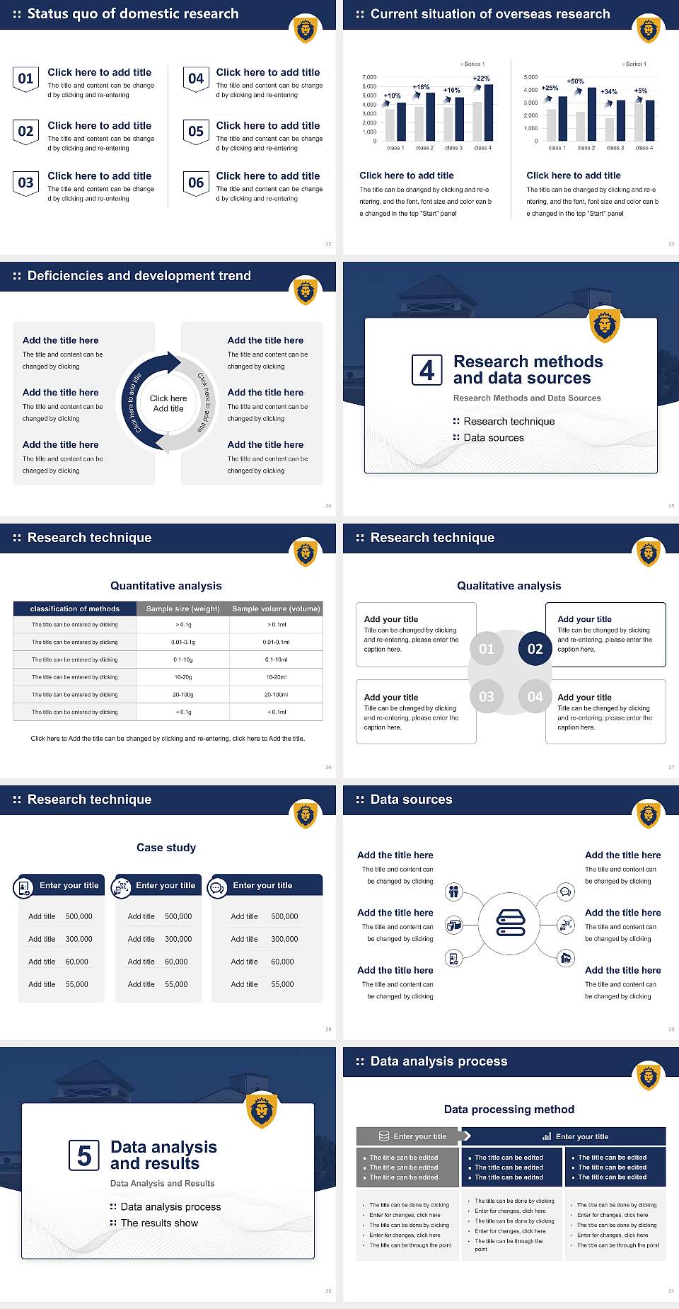 Warner University Graduation Thesis Defense PPT Template4:3 ratio PPT effect preview image4