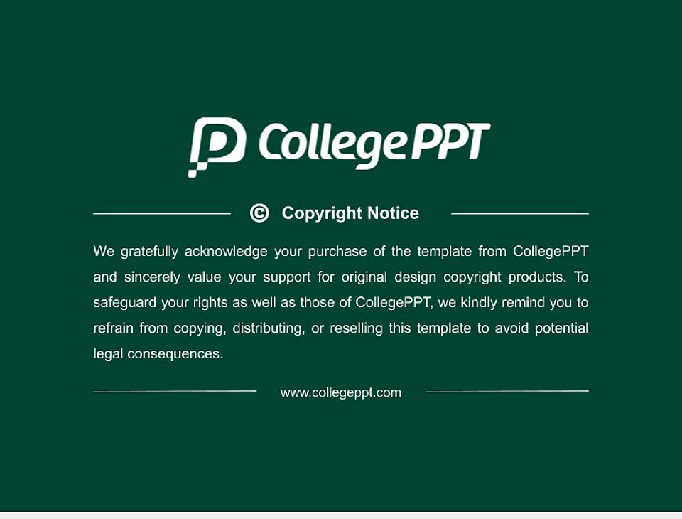 Wagner College Thesis Proposal/Graduation Defense PPT Template4:3 ratio PPT effect preview image5