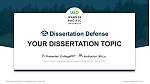 Warner Pacific University Professional and Graduate Studies Graduation Thesis Defense PPT Template