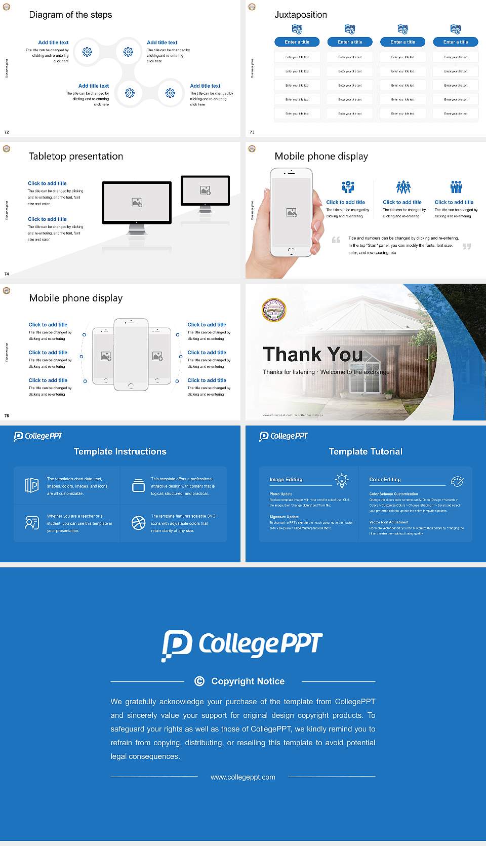 W L Bonner College Competition/Entrepreneurship Contest PPT Template16:9 ratio PPT effect preview image9