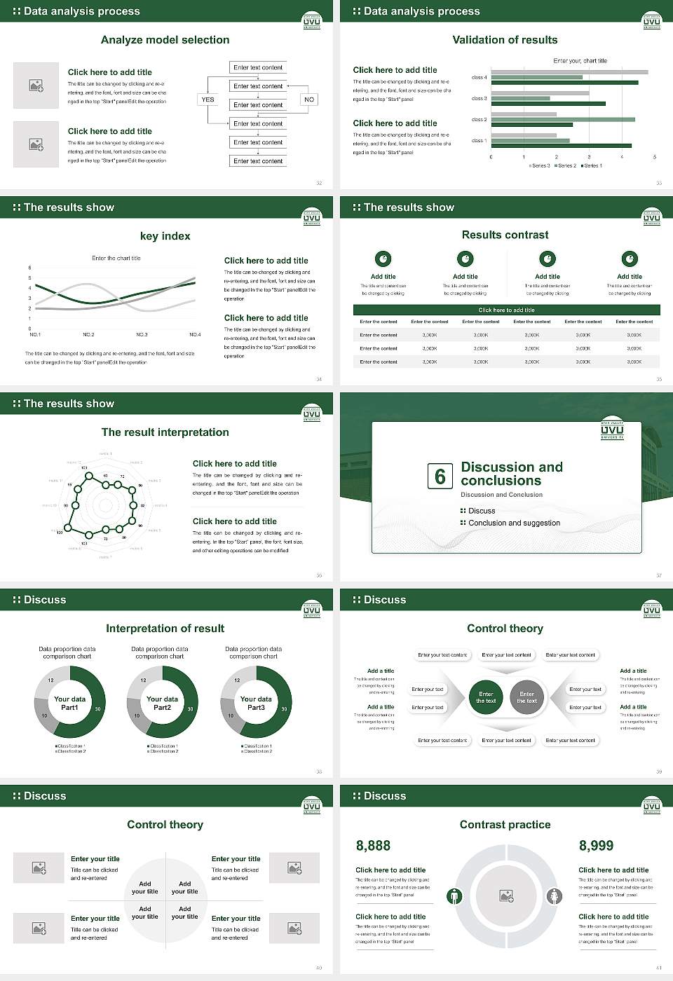 Utah Valley University Graduation Thesis Defense PPT Template16:9 ratio PPT effect preview image5