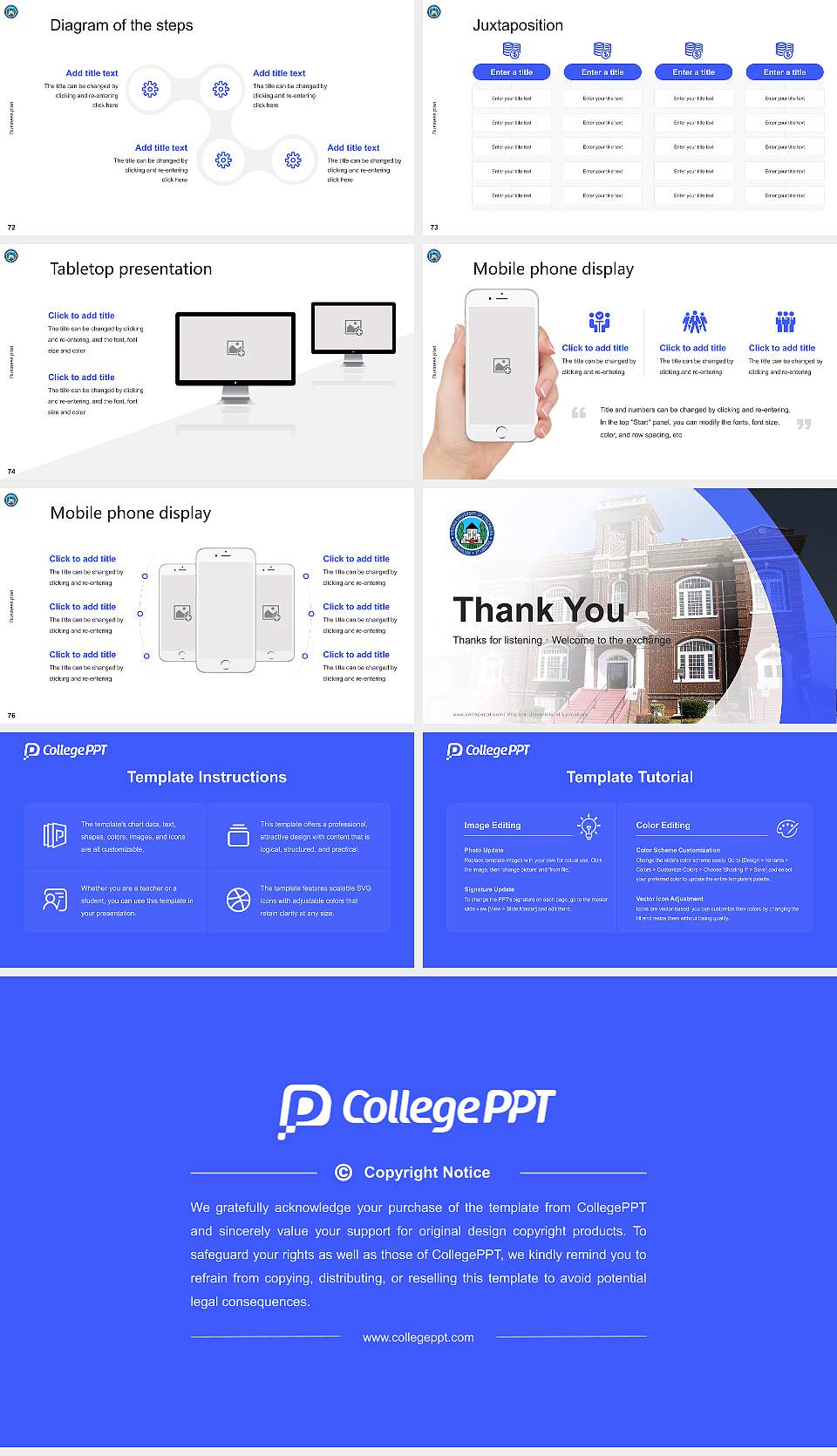 Virginia University of Lynchburg Competition/Entrepreneurship Contest PPT Template16:9 ratio PPT effect preview image9