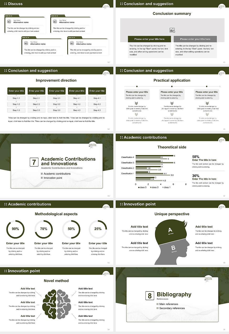 Walla Walla University Graduation Thesis Defense PPT Template16:9 ratio PPT effect preview image6