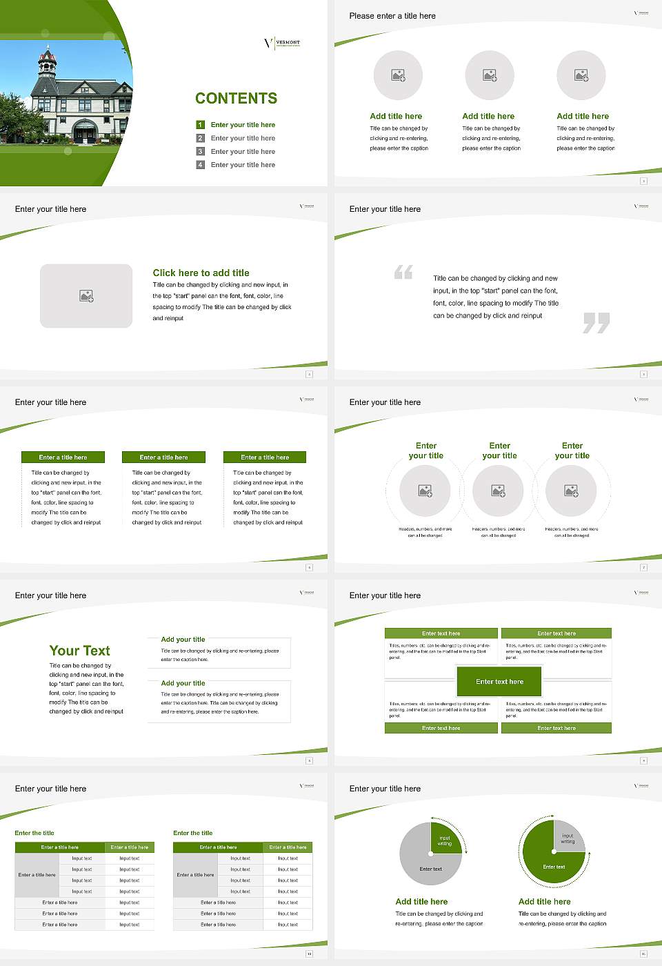 Vermont Law School Course/Courseware Creation PPT Template16:9 ratio PPT effect preview image2