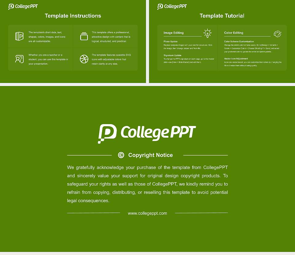 Vermont Law School Course/Courseware Creation PPT Template16:9 ratio PPT effect preview image5