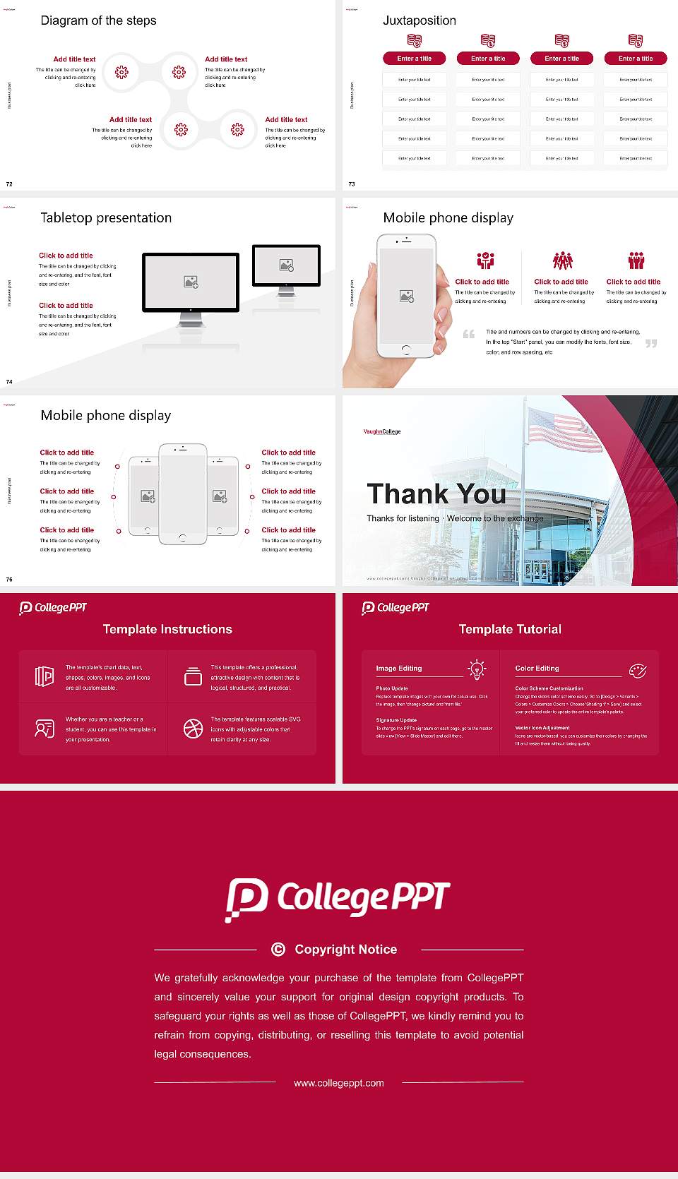 Vaughn College of Aeronautics and Technology Competition/Entrepreneurship Contest PPT Template16:9 ratio PPT effect preview image9