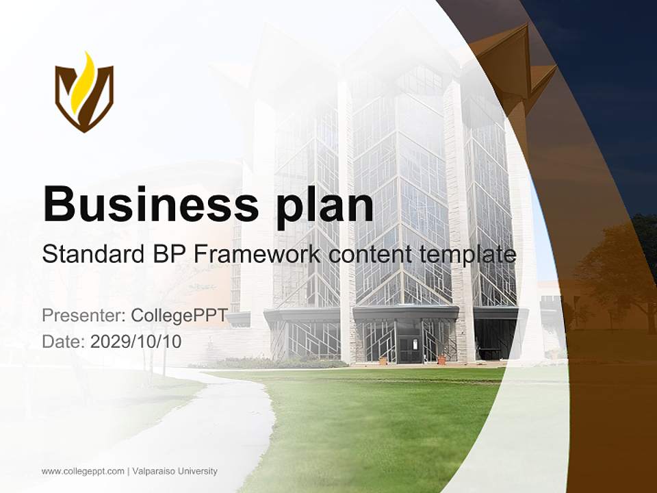 Valparaiso University Competition/Entrepreneurship Contest PPT Template4:3 ratio PPT effect preview image9