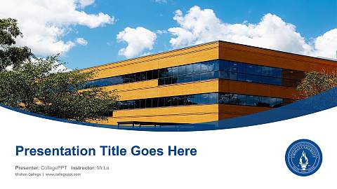 Urshan College Course/Courseware Creation PPT Template