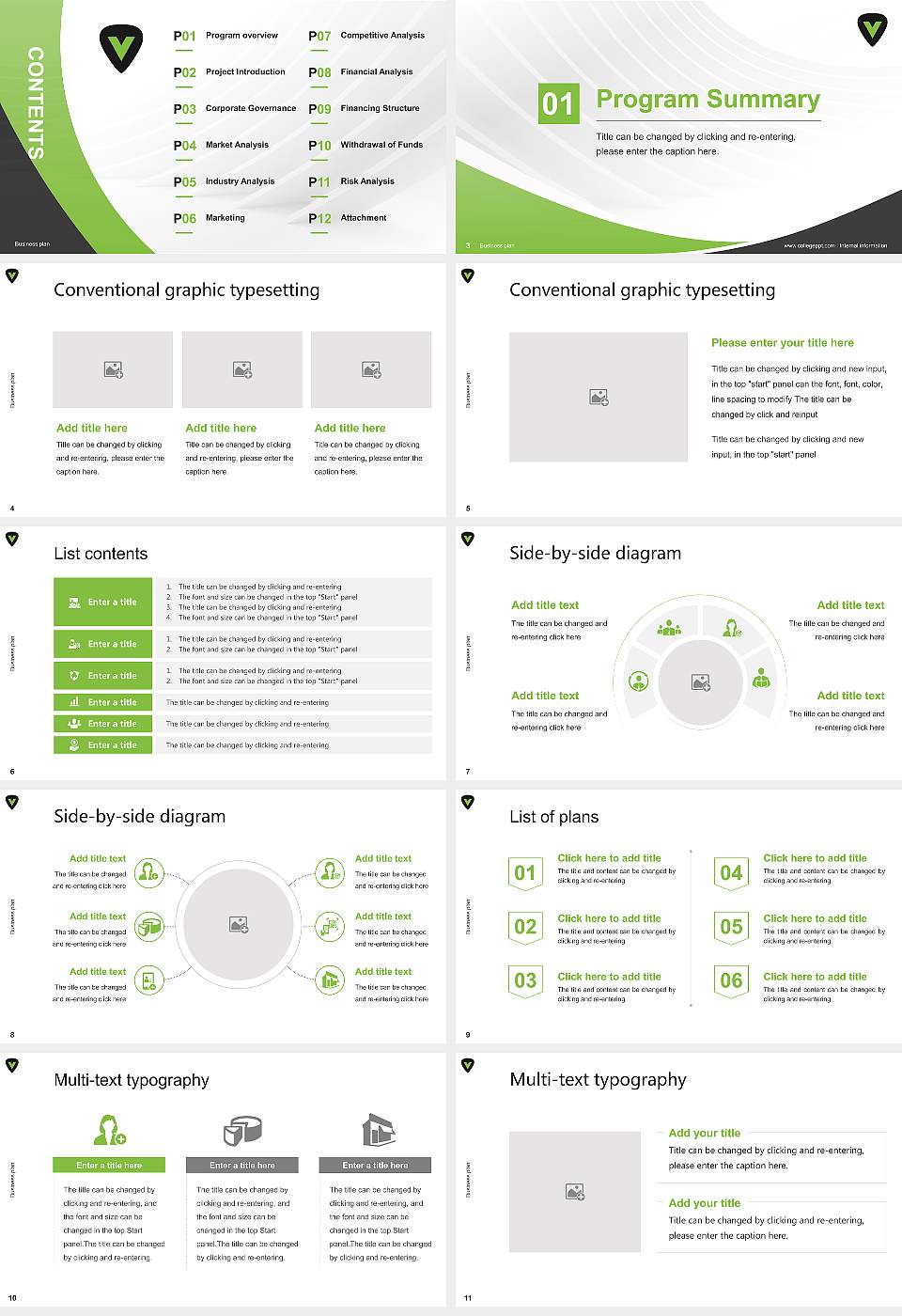 Visible Music College Competition/Entrepreneurship Contest PPT Template16:9 ratio PPT effect preview image2