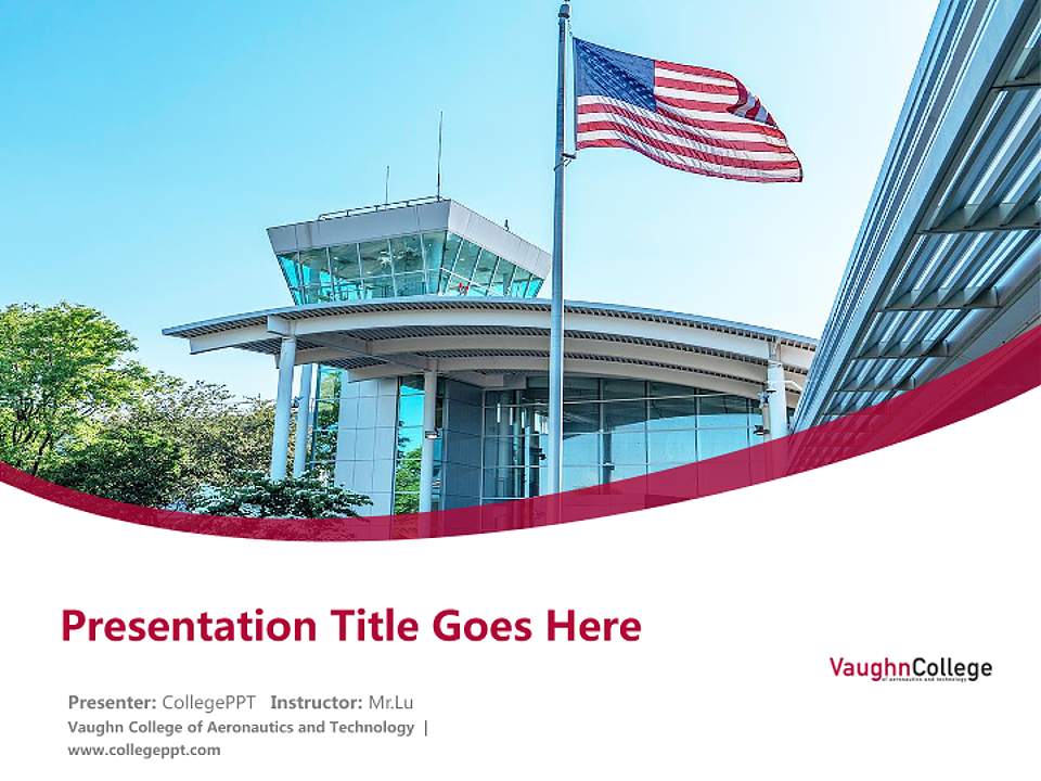 Vaughn College of Aeronautics and Technology Course/Courseware Creation PPT Template4:3 ratio PPT effect preview image5