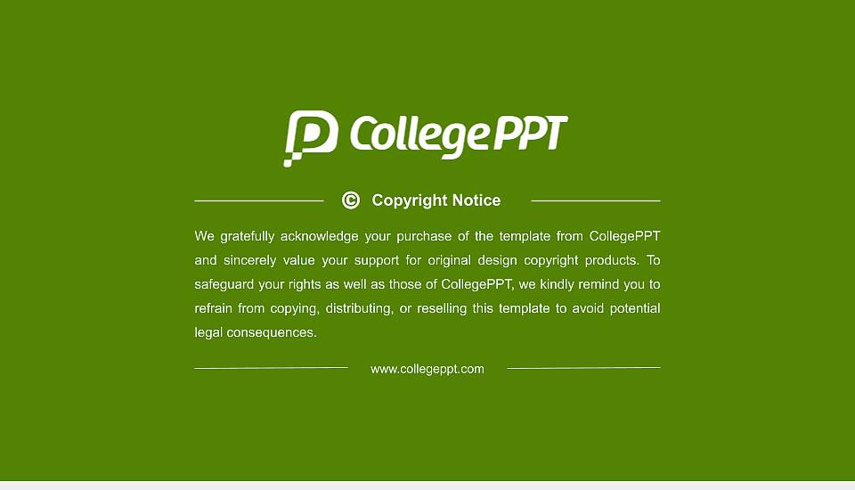 Vermont Law School Thesis Proposal/Graduation Defense PPT Template16:9 ratio PPT effect preview image5