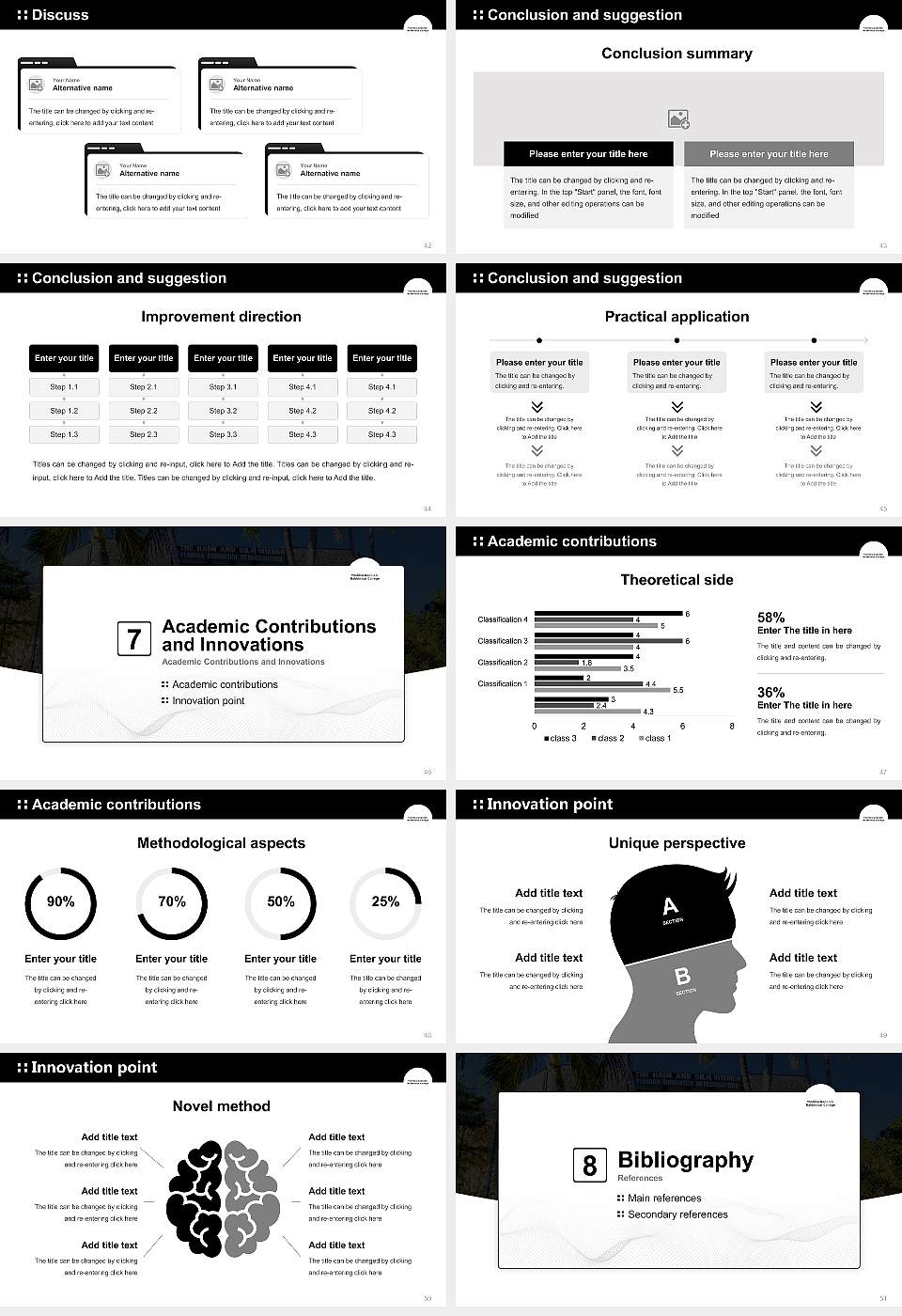 Yeshiva Gedolah Rabbinical College Graduation Thesis Defense PPT Template16:9 ratio PPT effect preview image6