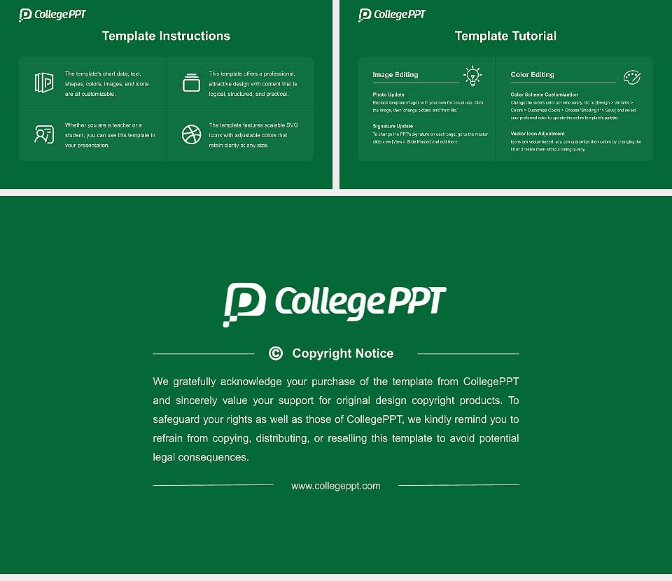 Wright State University-Main Campus Course/Courseware Creation PPT Template16:9 ratio PPT effect preview image5