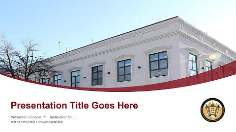 Yeshiva Karlin Stolin Course/Courseware Creation PPT Template