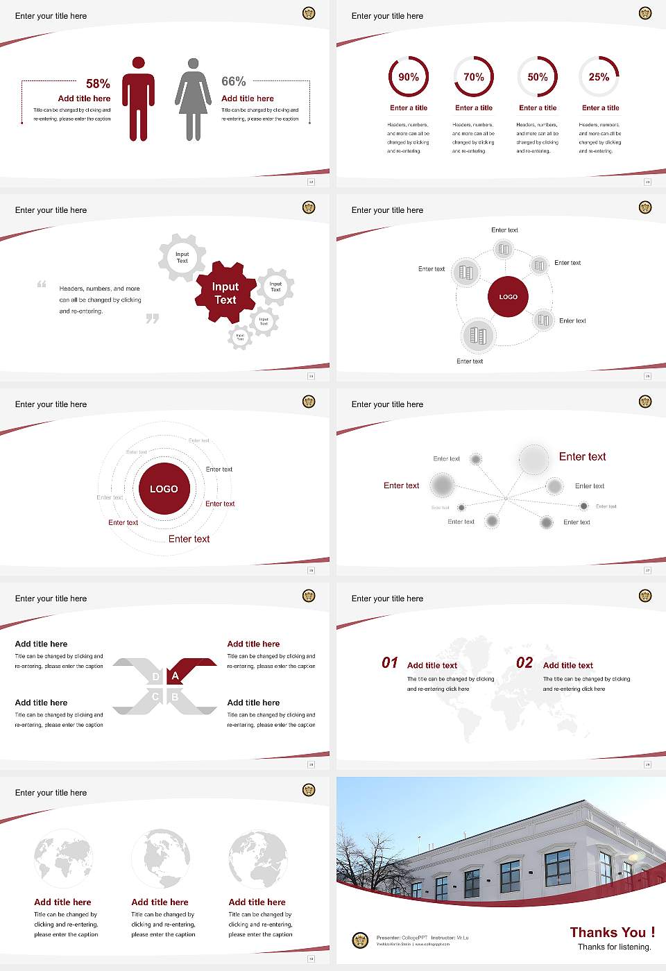 Yeshiva Karlin Stolin Course/Courseware Creation PPT Template16:9 ratio PPT effect preview image4