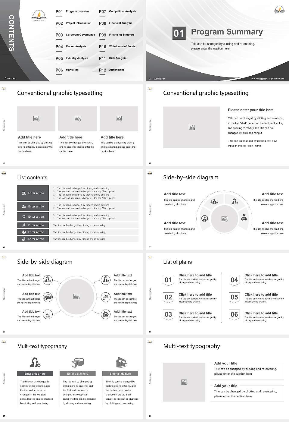 Yeshiva Bais Aharon Competition/Entrepreneurship Contest PPT Template16:9 ratio PPT effect preview image2