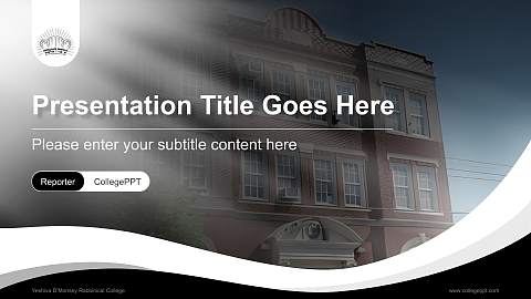 Yeshiva D’Monsey Rabbinical College Lecture Sharing and Networking Event PPT Template
