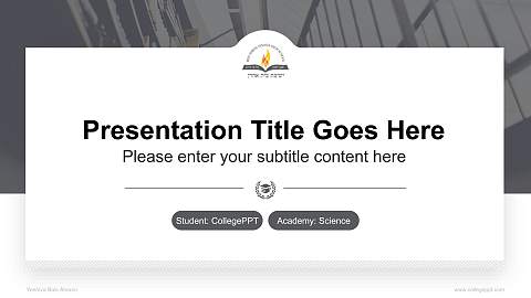 Yeshiva Bais Aharon National Scholarship Defense PPT Template