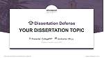 Woodbury University학위 논문 방어PPT 템플릿