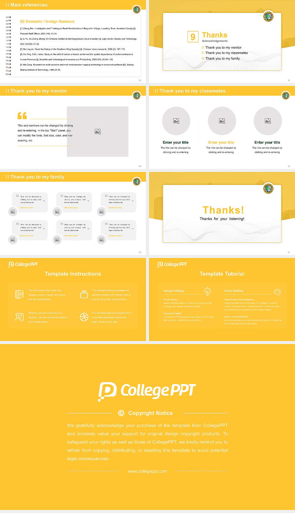 Xavier University of Louisiana Graduation Thesis Defense PPT Template16:9 ratio PPT effect preview image7
