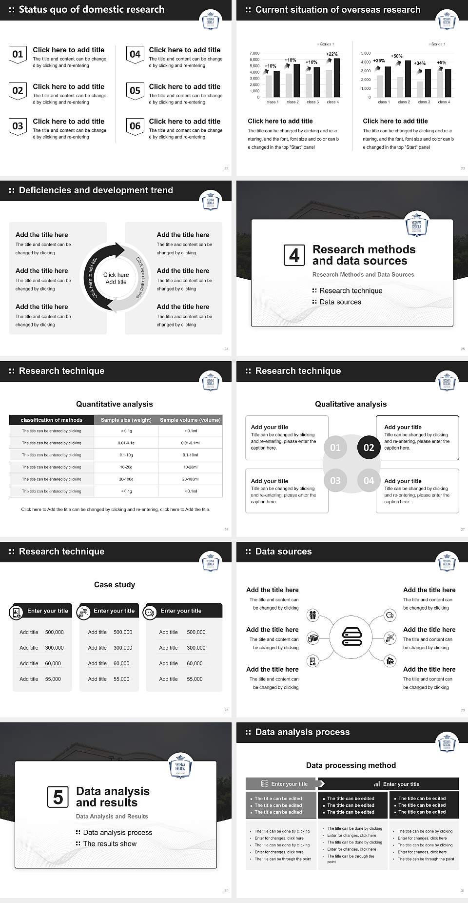 Yeshiva Gedola Tiferes Yaakov Yitzchok Graduation Thesis Defense PPT Template4:3 ratio PPT effect preview image4