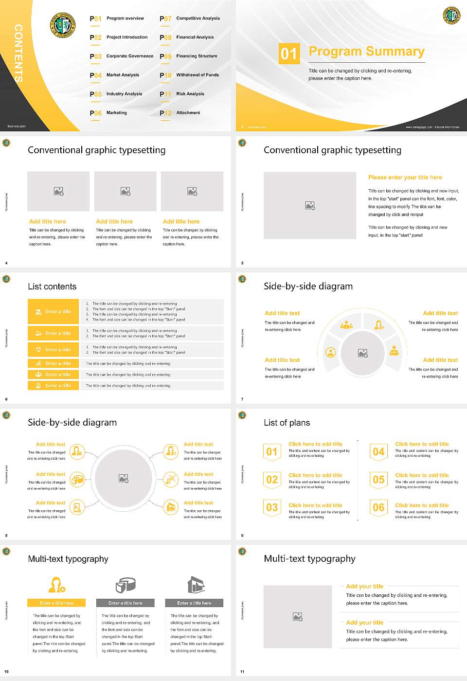Xavier University of Louisiana Competition/Entrepreneurship Contest PPT Template16:9 ratio PPT effect preview image2