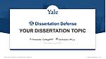 Yale University Disputation Powerpoint Vorlage
