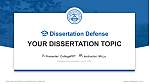 Worcester State University थीसिस रक्षा PPT टेम्पलेट