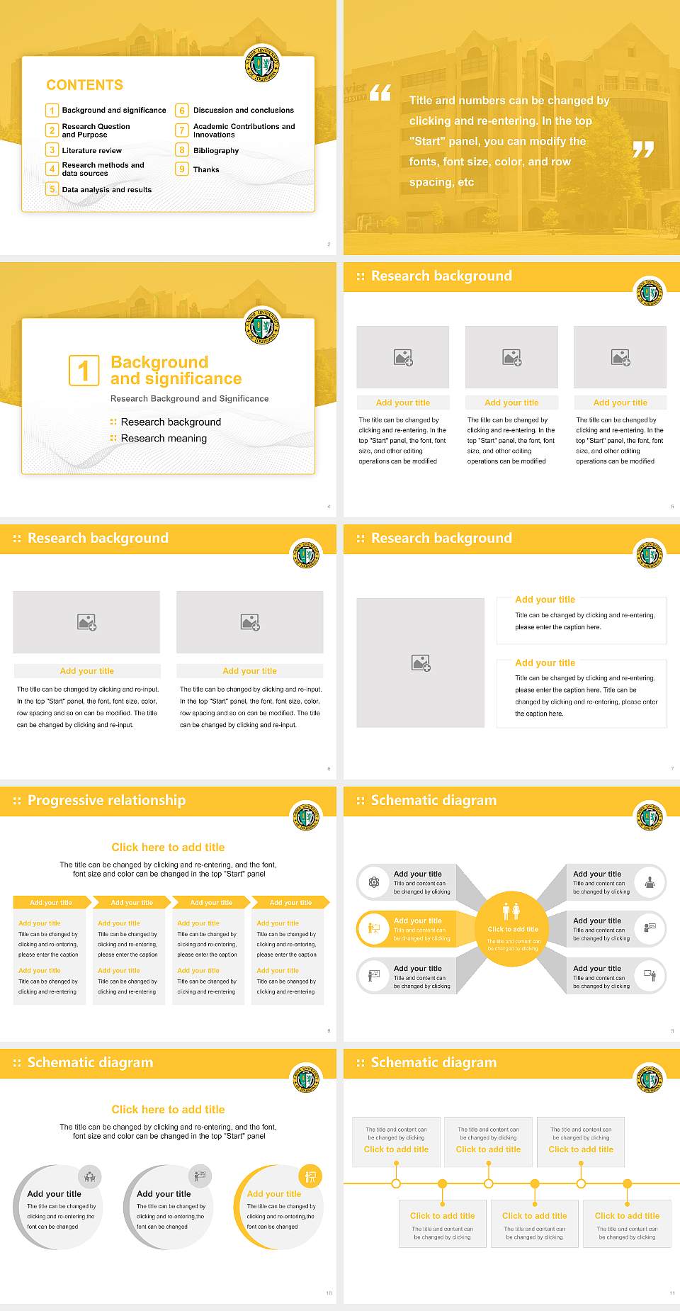 Xavier University of Louisiana Graduation Thesis Defense PPT Template4:3 ratio PPT effect preview image2