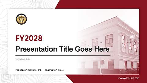Yeshiva Karlin Stolin Academic Presentation/Research Findings Report PPT Template
