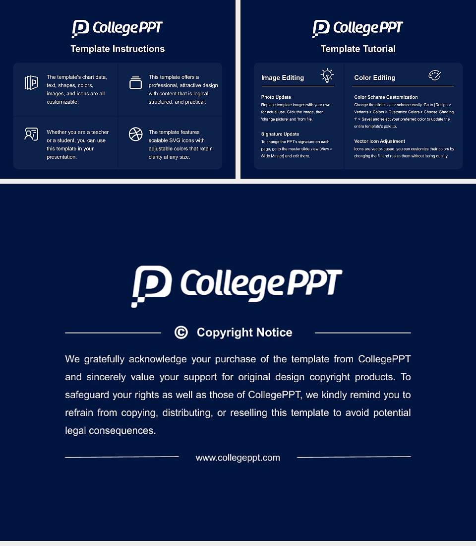 Xavier University Course/Courseware Creation PPT Template4:3 ratio PPT effect preview image5