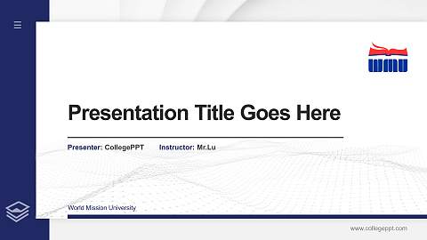 World Mission University Thesis Proposal/Graduation Defense PPT Template