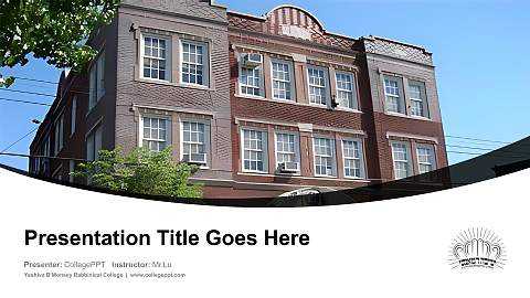 Yeshiva D’Monsey Rabbinical College Course/Courseware Creation PPT Template