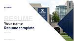 Xavier University Resume PPT Template